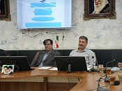 جلسه مرکز تحقیقات ایمنی و سلامت شغلی با ریاست محترم دانشگاه جناب دکتر دهقانی و معاونت محترم مجتمع مس سرچشمه جناب مهندس فخرآبادی 